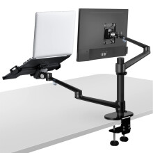 Drk monitoru a notebooku Viozon 2 v 1 Nastaviteln drky na stul se dvema rameny Stojan/drk s jednm ramenem na stul pro poctacov obrazovky LC