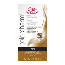 COLORCHARM Permanente flssige Haarfarbe fr Grauabdeckung 7W Karamell