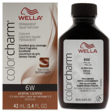 COLORCHARM Permanente vloeibare haarkleuring voor grijsdekking 6W Praline