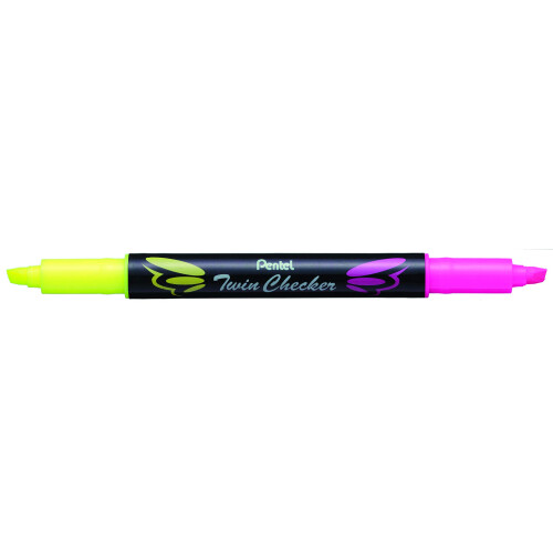 Pentel PENTEL TIPLETA TWIN CHECHER PACO DE TIPA DE CHISEL DO TIPA DO TIPA DE 12 (SLW8-GP)