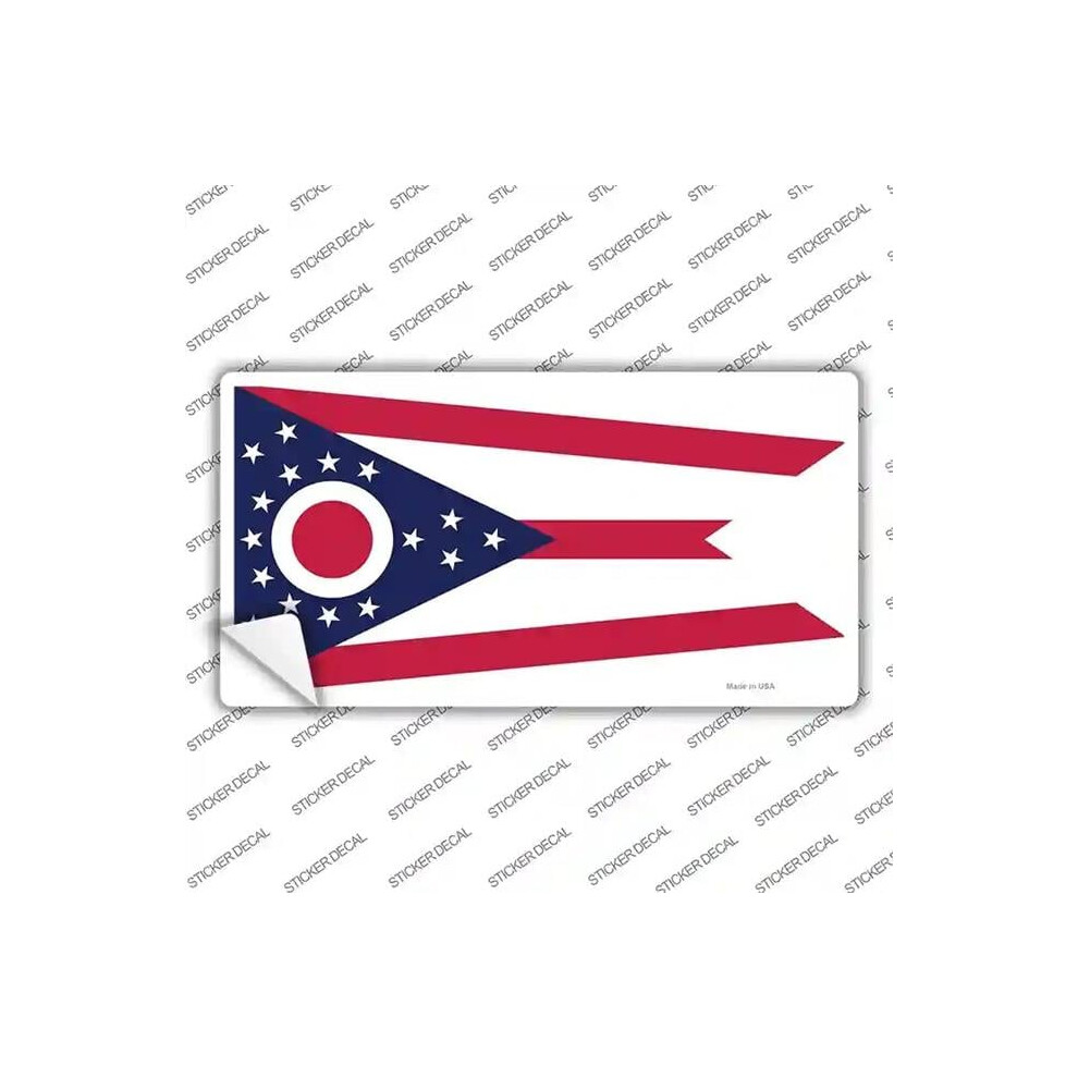 Smart Blonde Lp-3596S-Xl Ohio State Flag Novelty Sticker Decal - Extra Large 731997956055