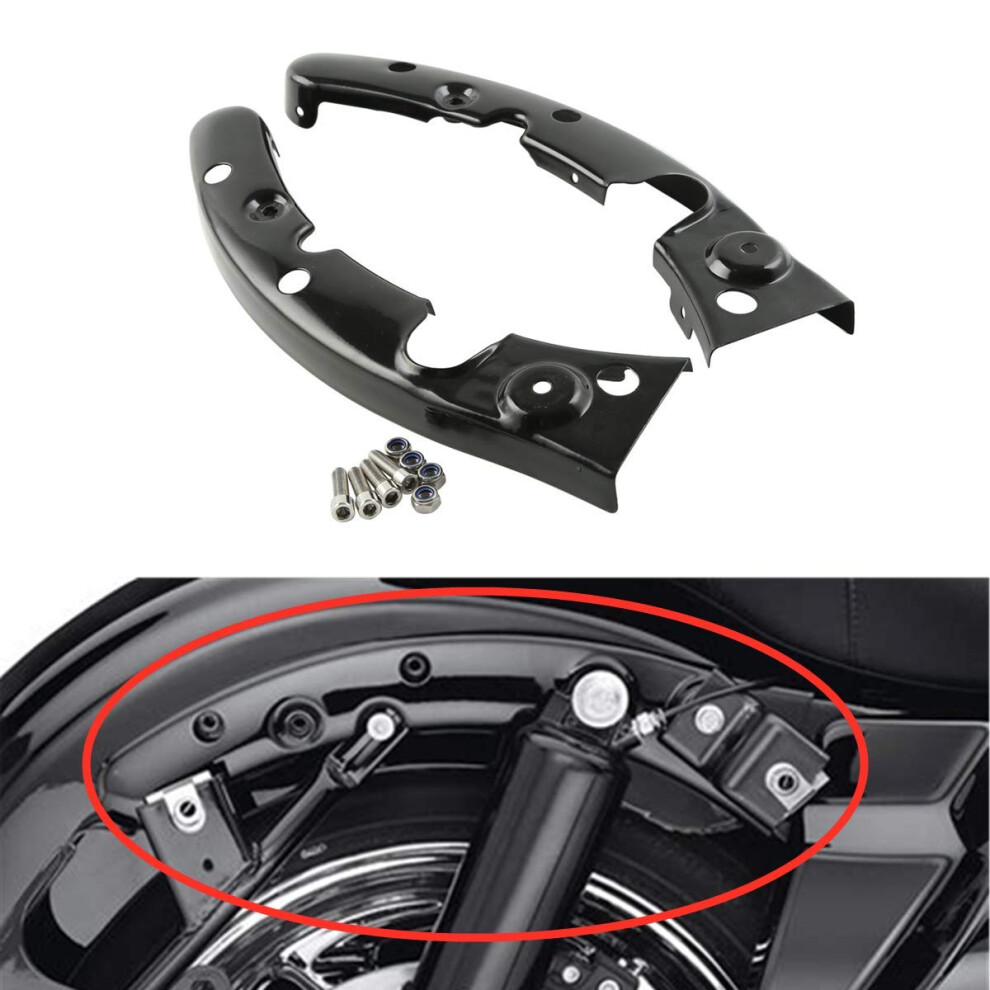 TCT-MOTORPARTS Cache-Amortisseur Arri Re Pour Harley Touring Road King Electra Road Street Glide Flhx Flhrc 2009-2013 2010-image