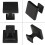 Peaha Black Knobs for Kitchen Cabinet Black Cabinet Knobs 6 Pack - PH6785BK Black Drawer Knobs Cabinet Hardware Black Knobs for Dresser Drawers 3