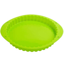 Webake t?rteform Silikonet?rte/Flanpande 9,5 tommer quiche-bageform Non-stick pizzat?rteform