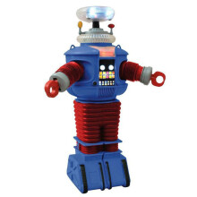 DIAMOND SELECT TOYS Lost in Space: Electronic Lights & Sounds Retro B-9 Robot Multicolor