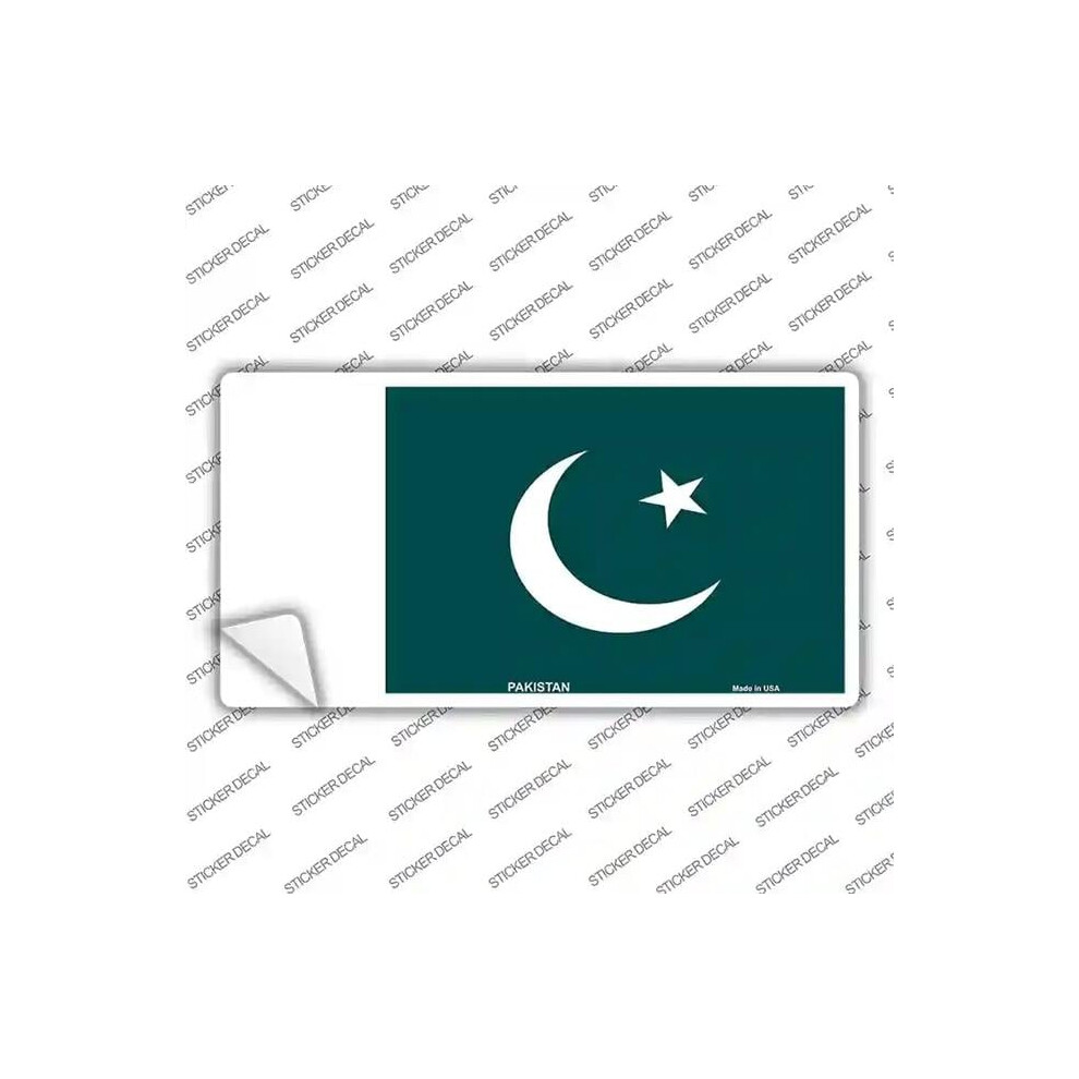 Smart Blonde Lp-4122S-Xl Pakistan Flag Novelty Sticker Decal - Extra Large 731997957106