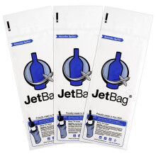 Sac vin de voyage Jetbag (ensemble de 3 coeurs de coeur) - Le sac de bouteille de vin rutilisable et protecteur d'origine - fabriqu aux tats-Unis