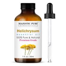 MAJESTIC PURE Huile essentielle d'Hélichryse | 100% pure et naturelle | Huile essentielle premium pour cheveux, diffuseurs, peau