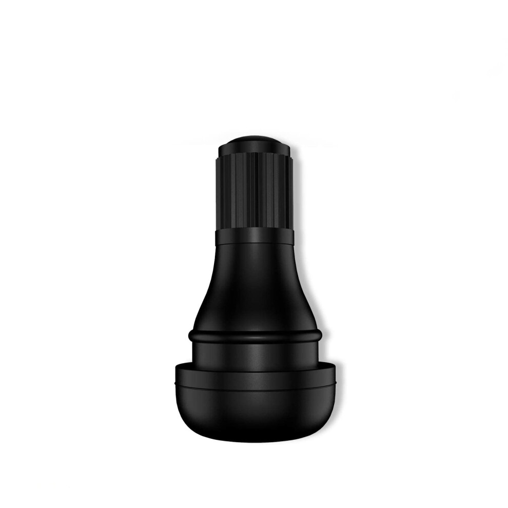 Ckauto Tr412 Rubber Snap-In Short Tire Valve Stem For Tubeless 0.453 Inch 11.5Mm Rim Holes On Standard Vehicle Tires (50Pcs/Bag) Black 659438569483