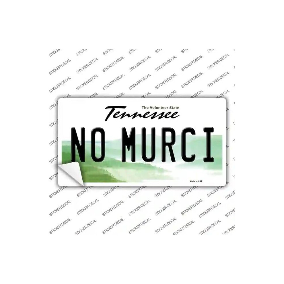 Smart Blonde Lp-6457S-Xl No Murci Tennessee Novelty Sticker Decal - Extra Large 731997958110