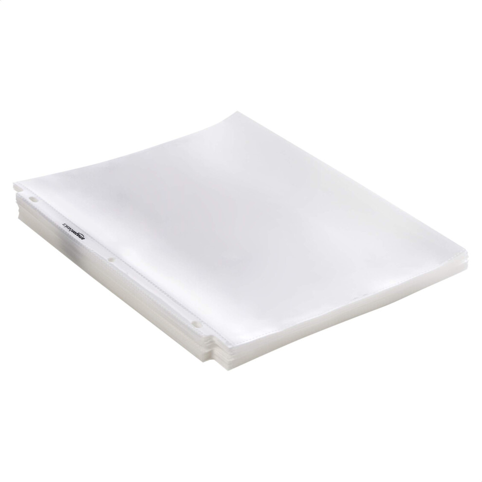Amazon Basics Sheet Protector Pacote pesado 100 Clear