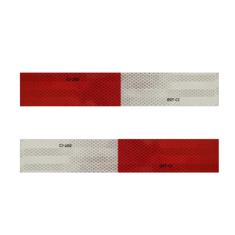 Tiresfx Reflective Magnetic Tape Conspicuity Strips Dot-C2 Approved (2 Pcs) 854001139586