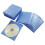 100 Τεμάχια Premium Θήκες CD DVD, Πάχους Διπλής Όψης από Πλαστικό (Μπλε) 2