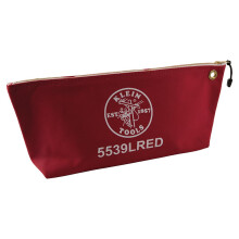 Klein Tools 5539LRED Bolsa com Zíper, Grande 16-Inch para Armazenamento de Ferramentas, Vermelha