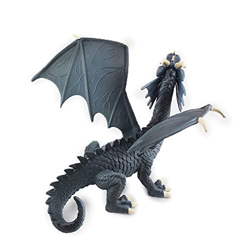 Warmtree modelo de drago realista de 6 polegadas, estatuetas de drago voador de plstico, presentes para coleo 2