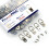 Framepac D-ring Image Image Pilers avec vis [100 pack] - (aka image suspendue quincaillerie d'image d'image d'image cintre Hangage d'image Hooks 1