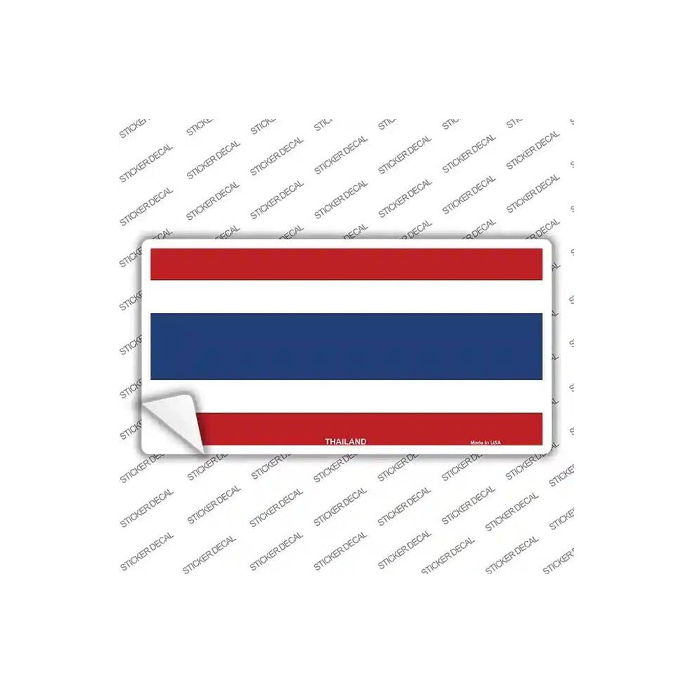 Smart Blonde Lp-1420S-L Thailand Flag Novelty Sticker Decal - Large 731997958813