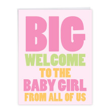 NobleWorks Hilarious New Baby Congratulationskort Graviditetsnotatkort m/konvolut fra os alle (8,5 x 11 tommer) New Baby Girl J6855BBG-US