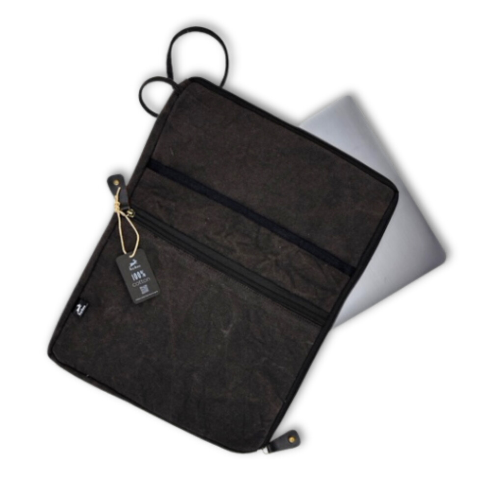 Laptop & Tablet Pouches Stonewash Large Laptop Pouch Charcoal