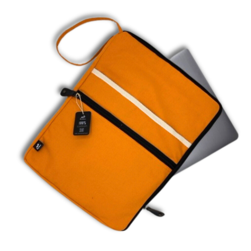 Laptop & Tablet Pouches Canvas Large Laptop Pouch Orange 5056368341571