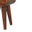 Bedside Table Wooden Extra Mini Curved Chestnut Bedside 7