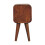 Bedside Table Wooden Extra Mini Curved Chestnut Bedside 9