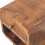Wooden Bed Side Table Extra Mini Chestnut Curve Lower Bedside 6