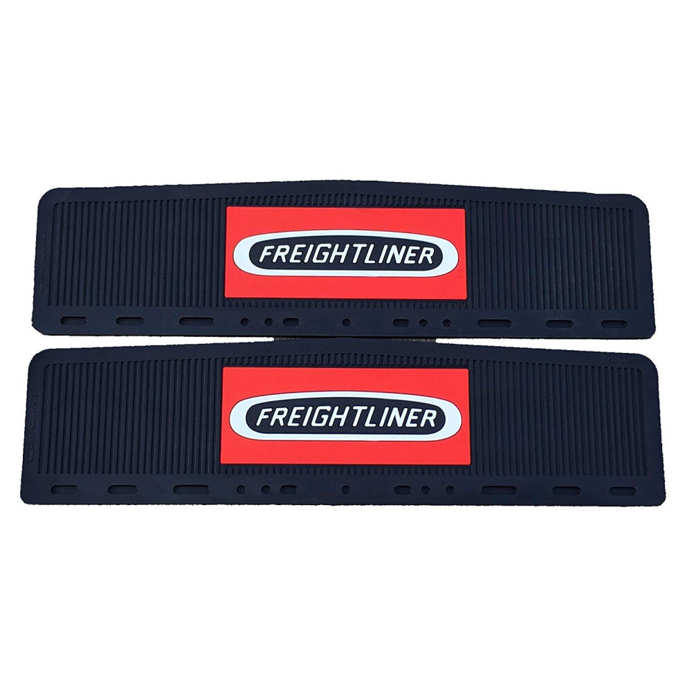 Freightliner Trucks 6"""""""" X 24"""""""" Semi Truck Rubber Mud Flap-Quarter Fender Flaps Pdt1023-Set Of 2 652012940746