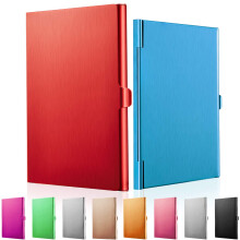 10 Pack Business Card Holder Case Aluminum Business Name Card Credit Card Case Pocket Business Card Case Wallet Business Card Carrier for Men & Women