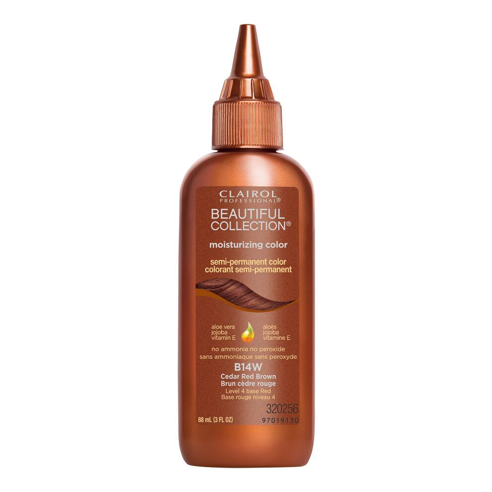 Clairol Professional Beautiful Collection Hair Color  14w Cedar Red Brown  3 oz