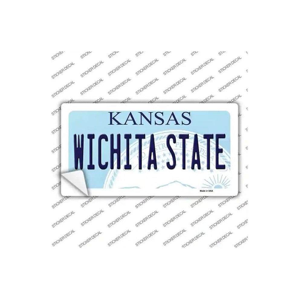 Smart Blonde Lp-6603S-S Wichita State Kansas Novelty Sticker Decal - Small 731997959568
