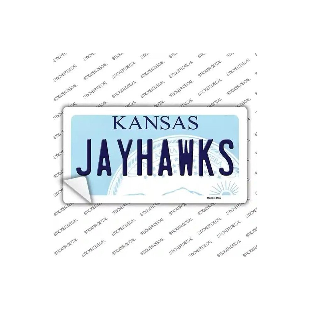 Smart Blonde Lp-6605S-Xl Jayhawks Kansas Novelty Sticker Decal - Extra Large 731997959575