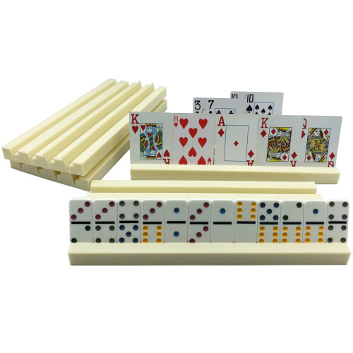 Yuanhe 4Pack Πλαστικές Βάσεις Ντόμινο - Ράφια Οργάνωσης για Επιτραπέζια Παιχνίδια 1
