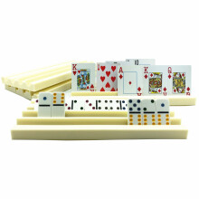 Yuanhe 4-pack plastic domino-houders - Domino-rekken, lades, organizer voor klassieke bordspellen, tegels, familiespellen, accessoires