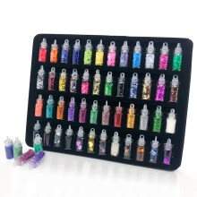 Extra jemn trpytky pro sklenicky Trpytky a flitry pro sklenice Potreby epoxidovch sklenic Sada 48 balen lahv, kad po 5 ml