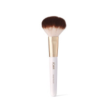 JOAH Groer Mischpuderpinsel, 100 % synthetischer Borstenpinsel fr Puder, Grundierung, Rouge, Bronzer und Fixierpuder, weier Zauberstab, schwarze S