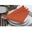 Utopia Home [Pacote de 24, Laranja] Guardanapos de Tecido 17x17 Polegadas, 100% Poliéster, Laváveis e Reutilizáveis 3