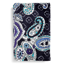 Vera Bradley Damen Fleece-Pl  sch-  berwurfdecke Deep Night Paisley 80 X 50