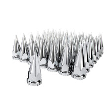 United Pacific 10569Cb - Hjulm?trik-d?ksels?t - 33 Mm X 4-3/4"""" Super Spike-m?trik-d?ksel i krom - med gevind (60 stk.)