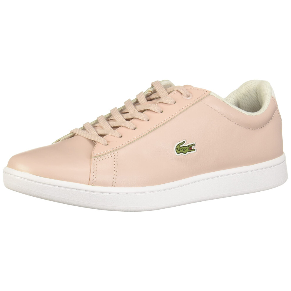 Lacoste Women's Hydez Sneaker  Light Pink/White  6