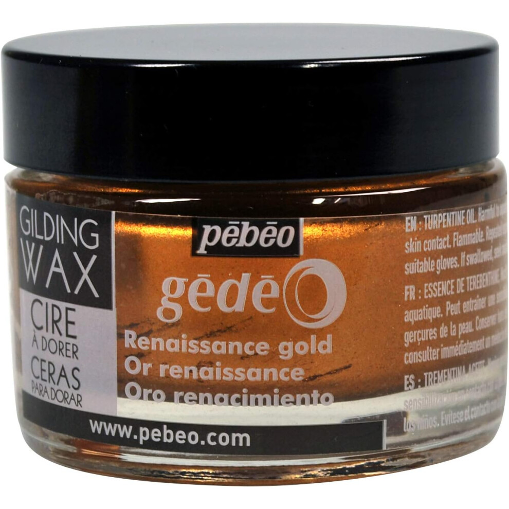 Pebeo Gedeo Gilding Wax 30Ml - Renaissance Gold