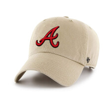 '47 MLB Khaki Justerbar Keps, Vuxen (Atlanta Braves)