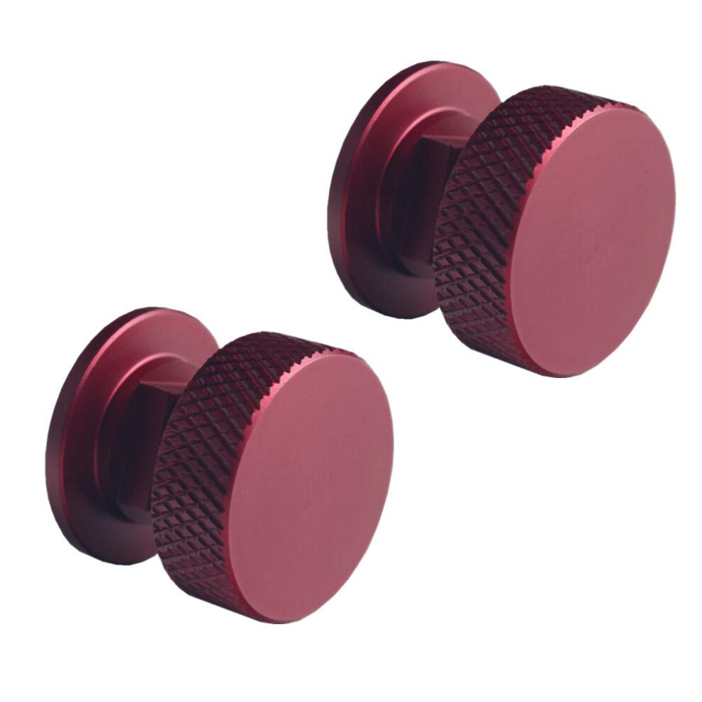 JGR 1 paire de cagoules de soudage (pipeliner) avec fixations en aluminium (rouge)