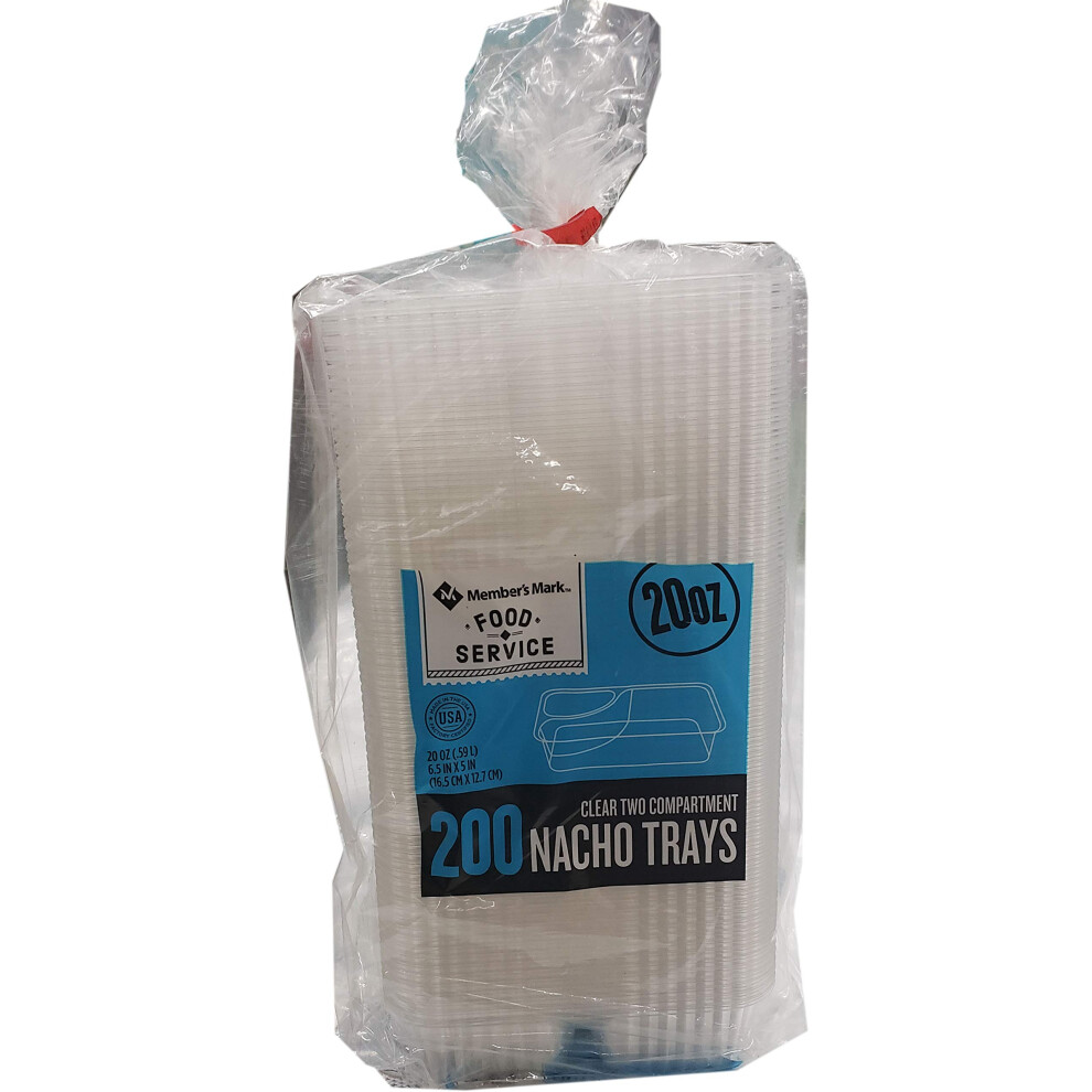 Member's Mark Clear Nacho Tray 200 Count