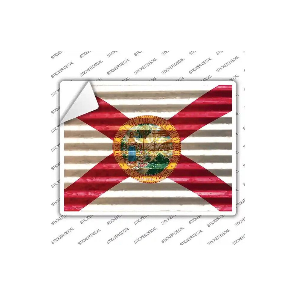 Smart Blonde P-2323S-Xl Florida Flag Novelty Rectangle Sticker Decal - Extra Large 792636042201