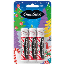 ChapStick balzm na rty Candy Cane 3-Count Fresh & Minty Lip Moisturizer Stocking Stuffer 0,15 Oz Ea