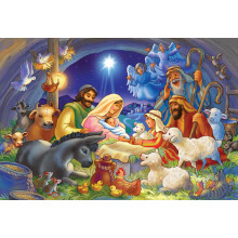 Vermont Christmas Company Baba jszolban kiraks jtk, 100 darab, nagy darab, tkletes gyerekeknek s idoseknek