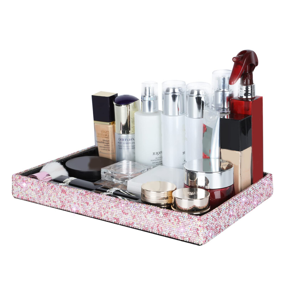 Bo   te de rangement pour bijoux ou maquillage, organiseur, pr   sentoir, bureau pour commode, salle de bain, chambre     coucher, maquillage, parfum,