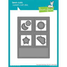 Pl?neklip Custom Craft Die-Foursquare Baggrund: Portr?t -LF2065
