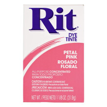 Confezione singola di polvere colorante Rit concentrata multiuso per decorazioni di abbigliamento e artigianato - Rosa petalo